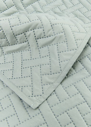 Sage Pinsonic Bedspread (235cm x 235cm)
