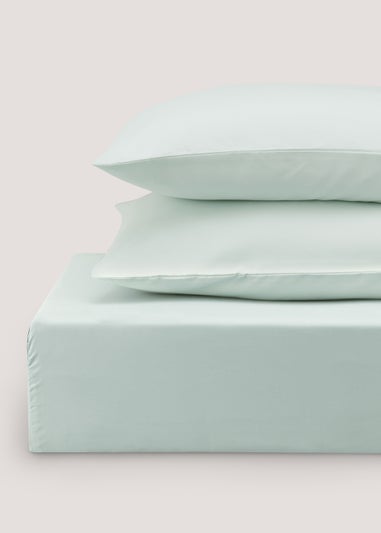 Duck Egg Super Soft Fitted Bed Sheet & Pillowcase Bundle
