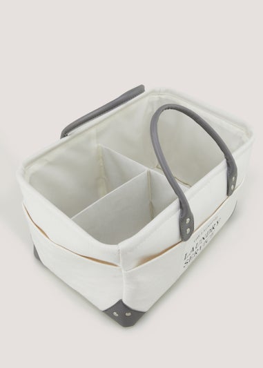 Cream The Laundry Co Caddy (24.5cm x 21cm)