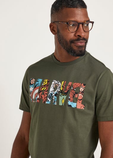 Khaki Marvel T-Shirt