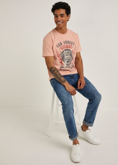 Pink Gas Monkey T-Shirt