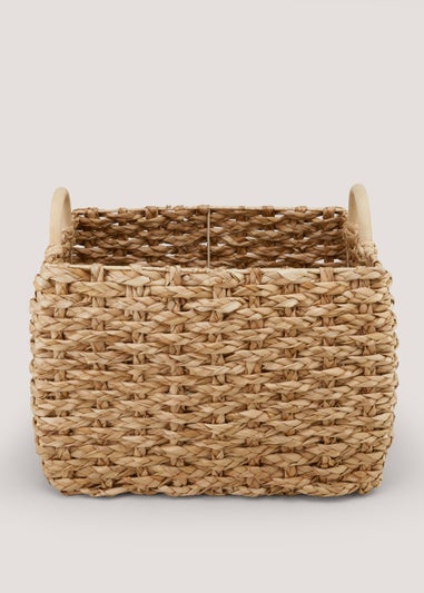 Natural Woven Storage Basket (40cm x 35cm x 33cm)