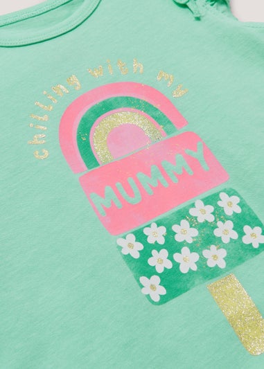 Girls Lime Ice Lolly Print T-Shirt (9mths-6yrs)