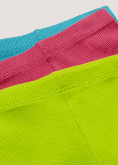 Girls 3 Pack Cycling Shorts (9mths-6yrs)