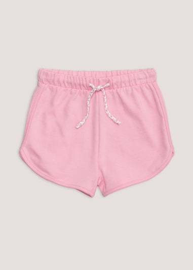 Girls Pink Runner Shorts (9mths-6yrs)