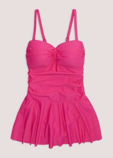 Pink Skirted Swimsuit