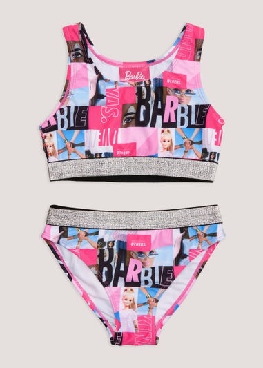 Kids Pink Barbie Bikini Set (5-10yrs)