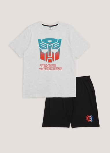 Black Transformers Short Pyjama Set