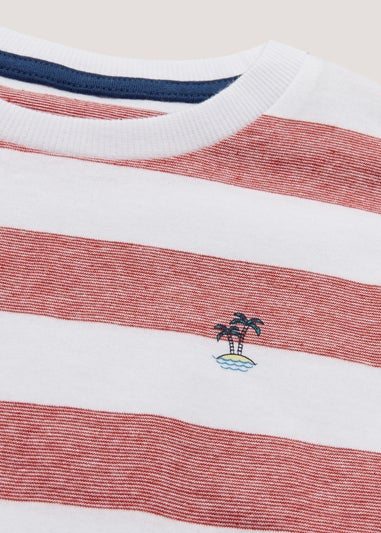 Boys 3 Pack Nautical Stripe Textured T-Shirts (9mths-6yrs)