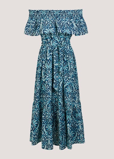 Blue Print Bardot Midaxi Dress