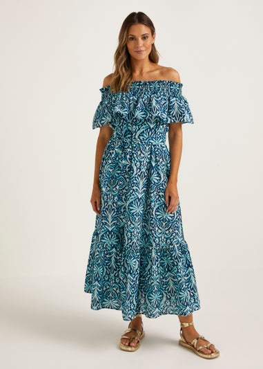 Blue Print Bardot Midaxi Dress