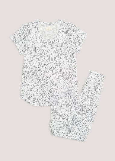 Cream Spot Pyjama Set