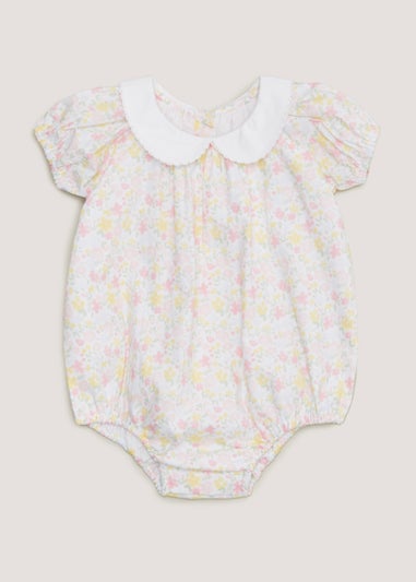 Baby Pastel Floral Romper (Newborn-18mths)