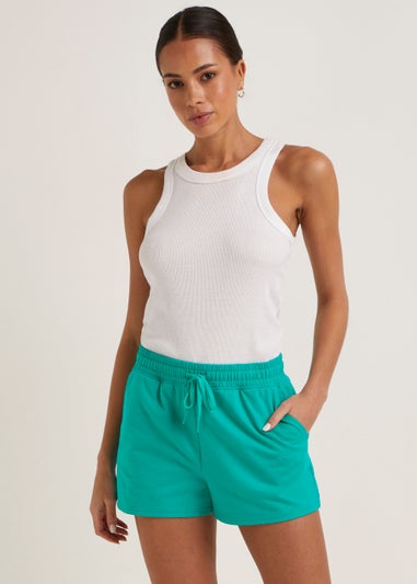 Aqua Tie Waist Shorts