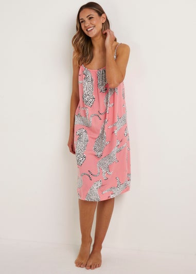 Pink Cheetah Chemise