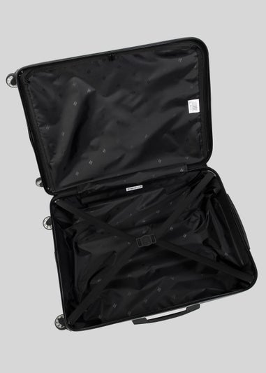 IT Luggage Black Hard Shell Suitcase