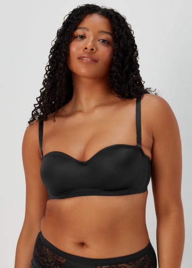 Papaya Curve Black Twist Cut Out Top