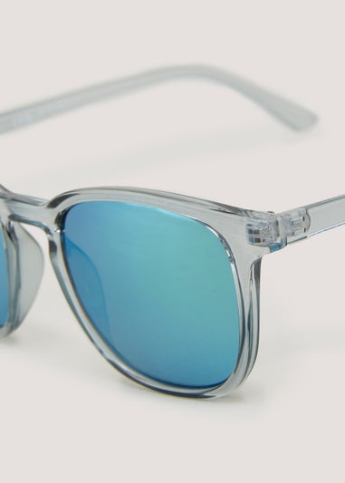 Clear Reflective Sunglasses