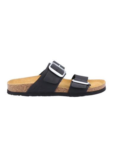 Hush Puppies Kimberly Black Mule Sandals