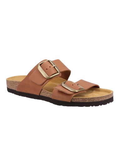 Hush Puppies Kimberly Tan Mule Sandals
