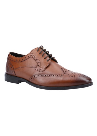 Hush Puppies Elliot Tan Brogue Shoes