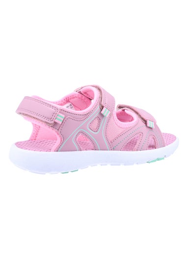 Girls Hush Puppies Lilly Pink Quarter Strap Sandals (Younger 10-Older 2 ...