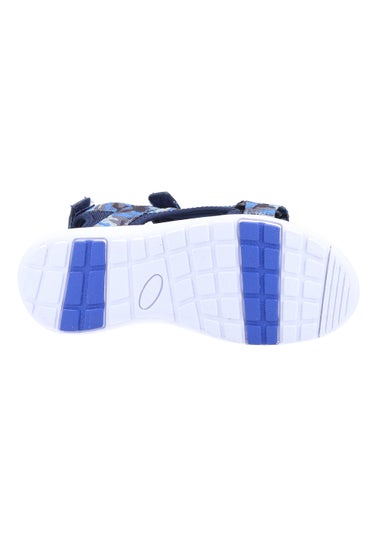 Boys Hush Puppies Miles Navy Quarter Strap Sandals (Younger 10-Older 2)