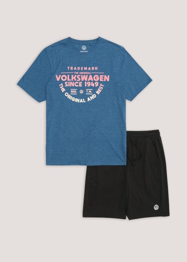 Navy Volkswagen Short Pyjama Set