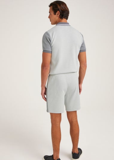 T&W Grey Stripe Co-Ord Shorts