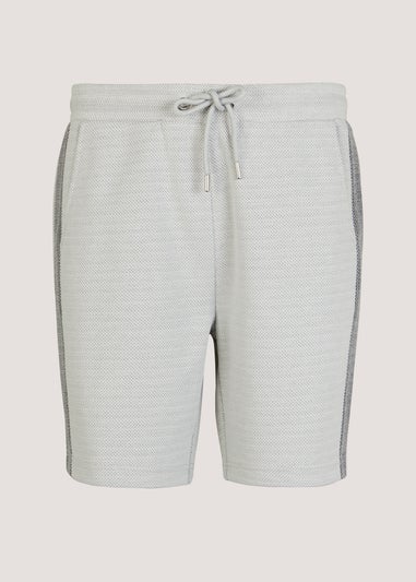 T&W Grey Stripe Co-Ord Shorts