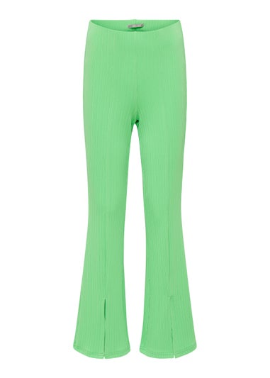 ONLY Girls Green Split Flared Trousers (6-14yrs)