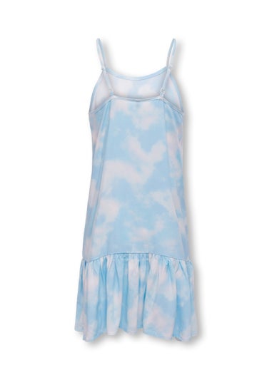 ONLY Girls Blue Print Strap Dress (6-14yrs)