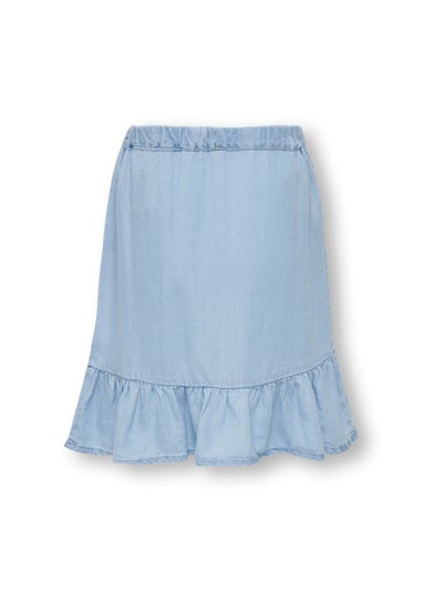 ONLY Girls Light Wash Denim Skirt (6-14)