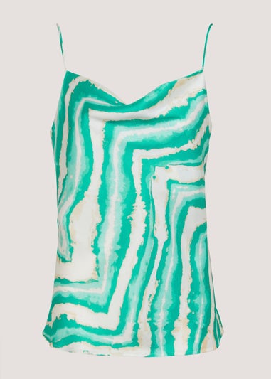 Et Vous Multicoloured Tie Dye Cami Top