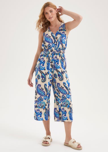 Multicoloured Print Jumpsuit