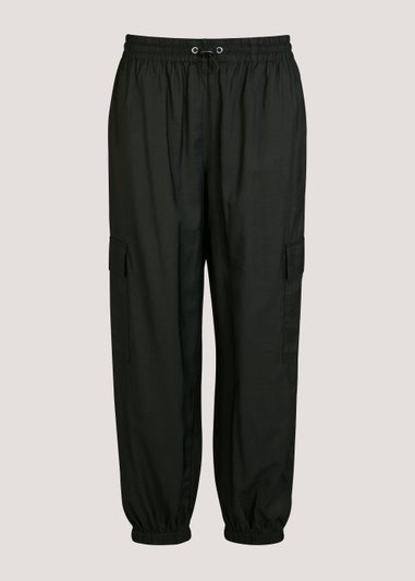 Black Parachute Trousers