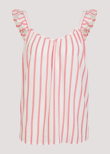 Pink Stripe Cami Top