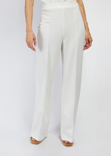 Girls on Film by Dani Dyer Ivory Wide Leg Co-Ord Trousers