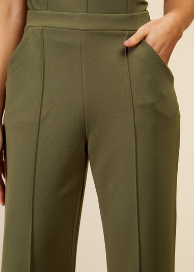 Girls on Film by Dani Dyer Khaki Wide Leg Co-Ord Trousers