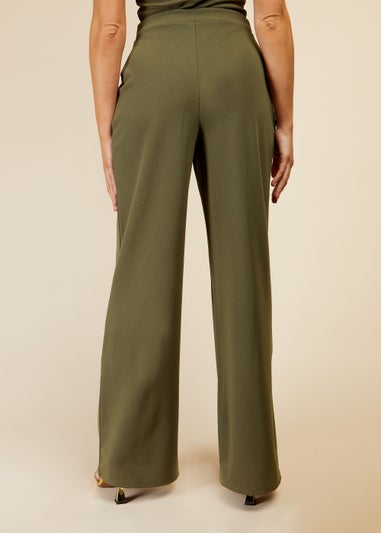 Girls on Film by Dani Dyer Khaki Wide Leg Co-Ord Trousers