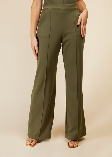 Girls on Film by Dani Dyer Khaki Wide Leg Co-Ord Trousers