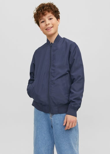 Jack & Jones Junior Navy Palma Bomber Jacket (6-16yrs)