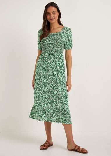 Matalan white floral store dress