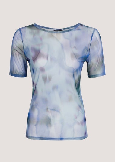 Et Vous Multicoloured Mesh T-Shirt