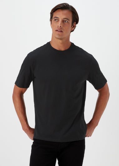 3 Pack Black Essential Crew Neck T-Shirts