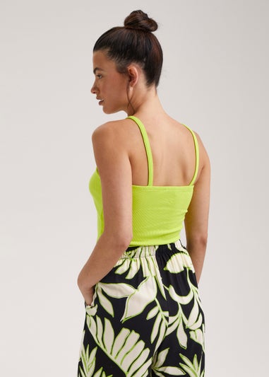 Lime Halter Neck Boob Tube