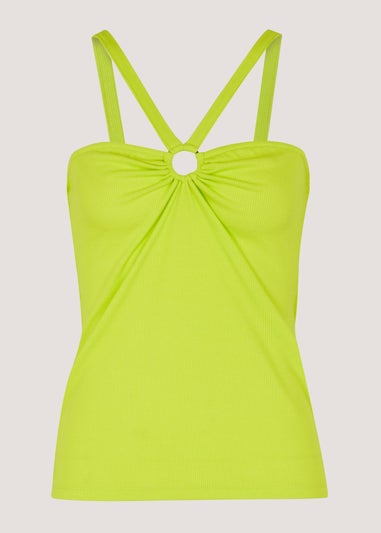 Lime Halter Neck Boob Tube