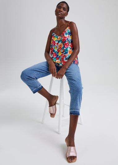JDY Starr Multicoloured Floral Cami Top