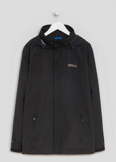 Regatta Matt Black Waterproof Jacket