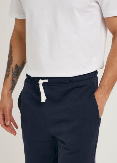 Navy Essential Jogger Shorts